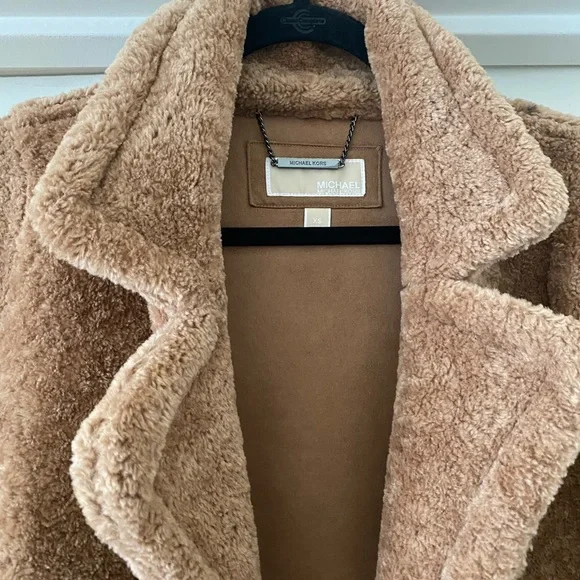 MICHAEL KORS TEDDY COAT XS - Picture 3 of 9